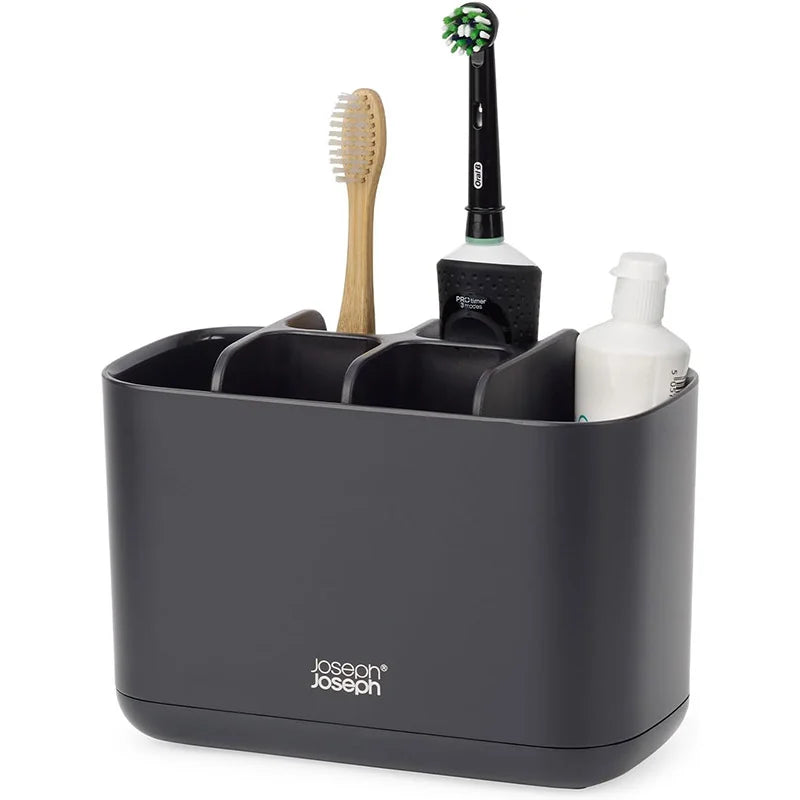EasyStore Large ToothBrush Black By Joseph Joseph